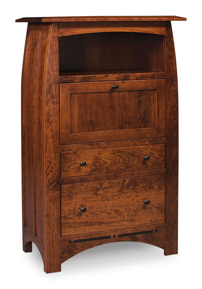 Simply Amish WDASP-08G0 Aspen Laptop Cabinet with File Drawer and Inlay Simply Amish WDASP-08G0 Aspen Laptop Cabinet with File Drawer and Inlay