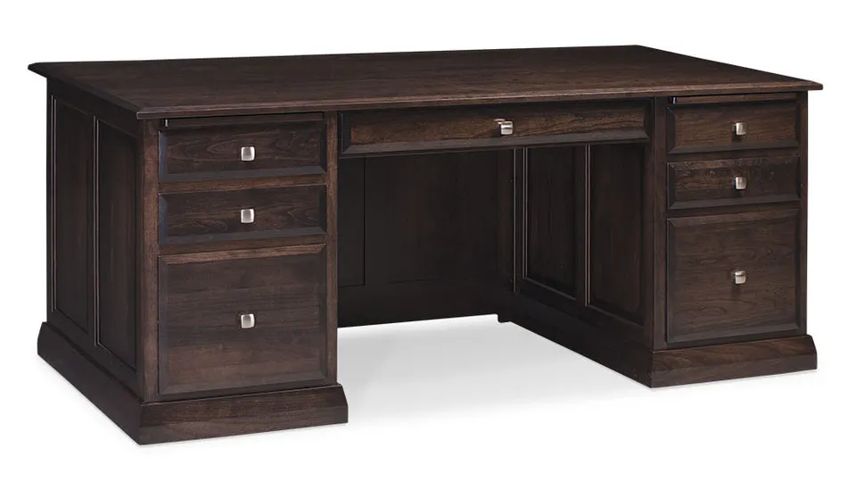 Simply Amish WDCBN-02A5 Colburn Executive Desk, 72" Simply Amish WDCBN-02A5 Colburn Executive Desk, 72"