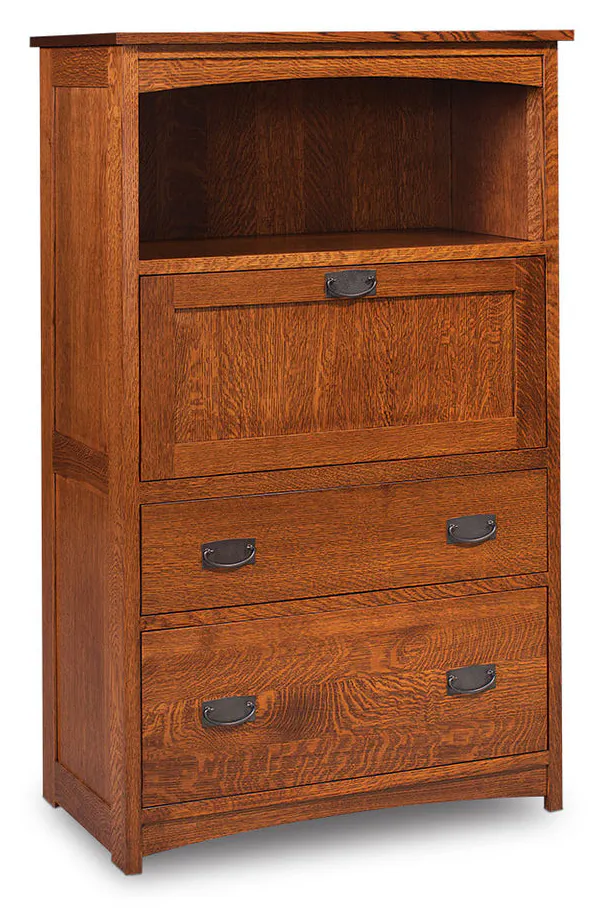 Simply Amish WDPMS-08G0 Prairie Mission Laptop Cabinet with File Drawer Simply Amish WDPMS-08G0 Prairie Mission Laptop Cabinet with File Drawer
