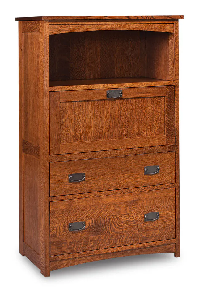 Simply Amish WDPMS-08G0 Prairie Mission Laptop Cabinet with File Drawer Simply Amish WDPMS-08G0 Prairie Mission Laptop Cabinet with File Drawer