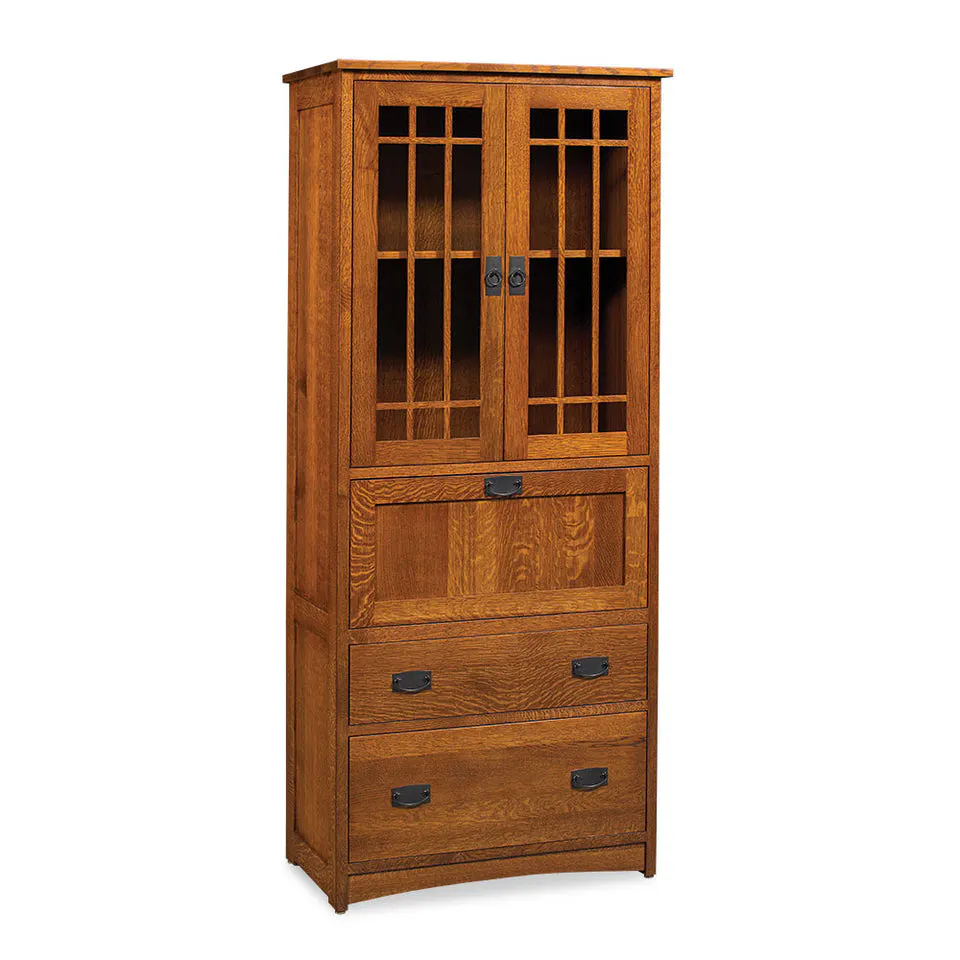 Simply Amish WDPMS-23G1 Prairie Mission Laptop Secretary