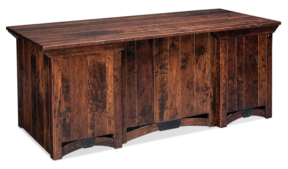 Simply Amish WDTRB-02A5 B&O Railroad Trestle Bridge Executive Desk Simply Amish WDTRB-02A5 B&O Railroad Trestle Bridge Executive Desk