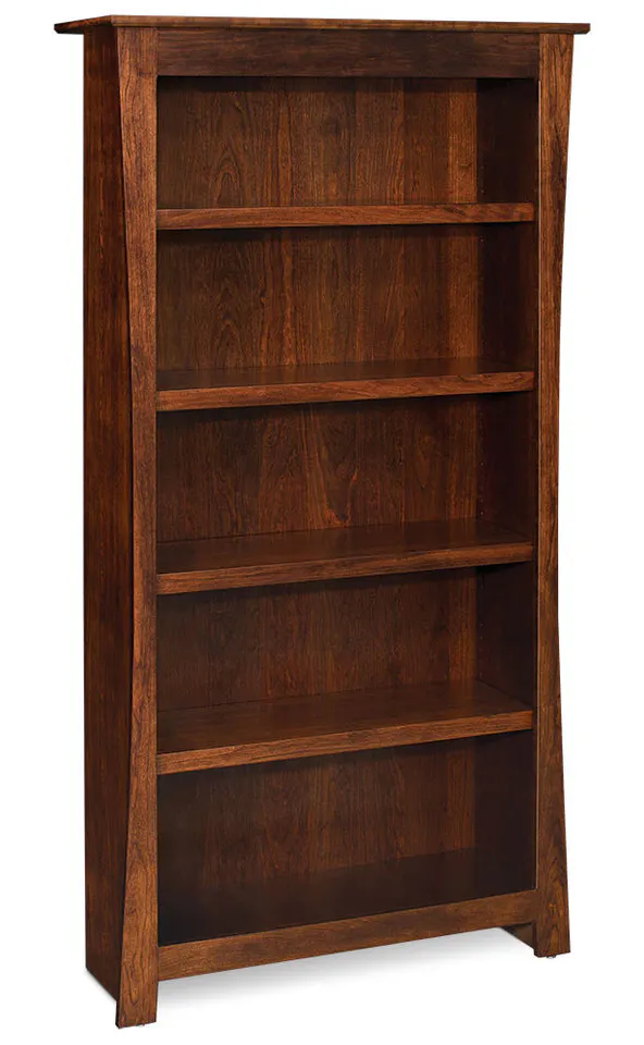 Simply Amish WOGAR-OPN-3672 Garrett Bookcase w/ 4 Adjustable Shelves Simply Amish WOGAR-OPN-3672 Garrett Bookcase w/ 4 Adjustable Shelves