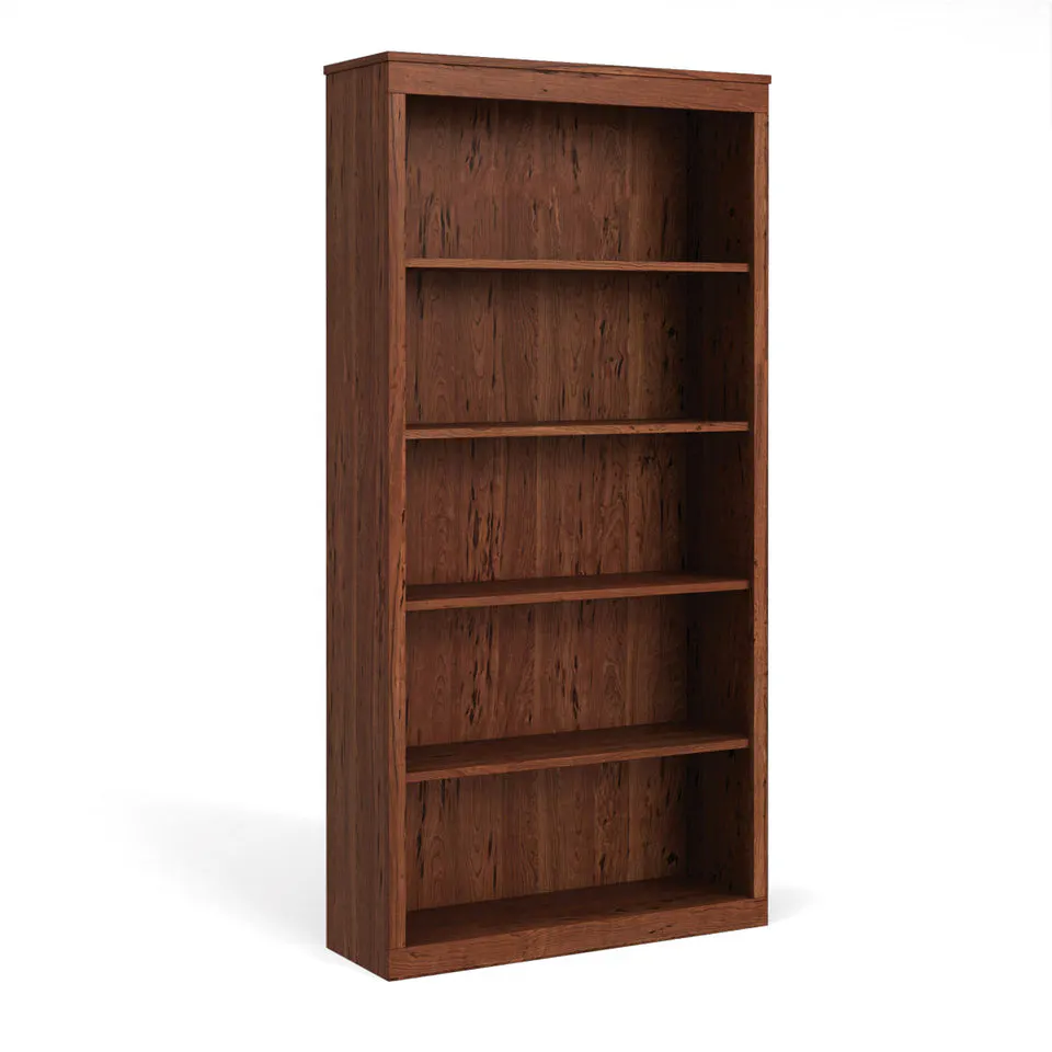 Simply Amish WOSHE-OPN-3672 Sheffield Open Bookcase w/ 4 Adjustable Shelves