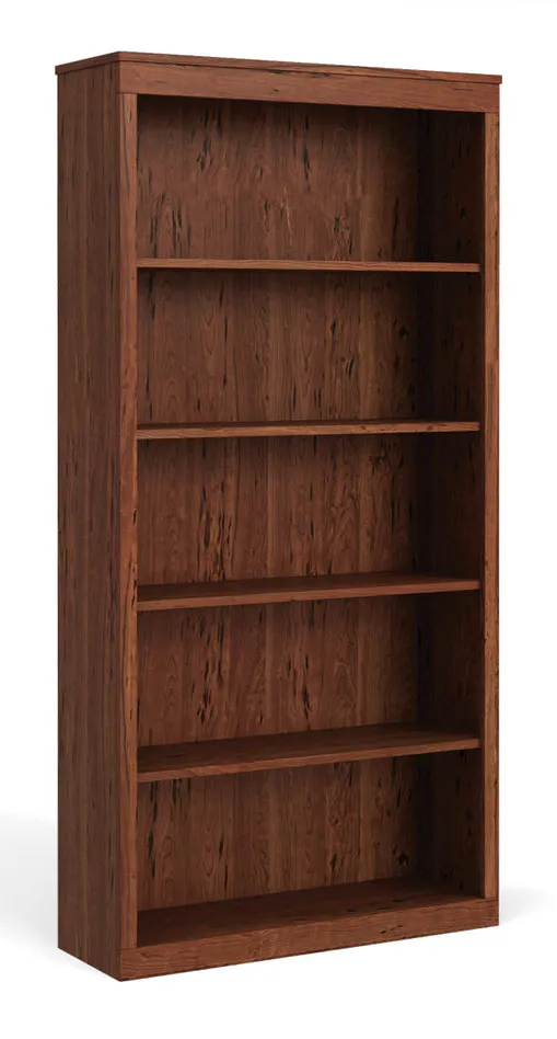 Simply Amish WOSHE-OPN-3672 Sheffield Open Bookcase w/ 4 Adjustable Shelves Simply Amish WOSHE-OPN-3672 Sheffield Open Bookcase w/ 4 Adjustable Shelves