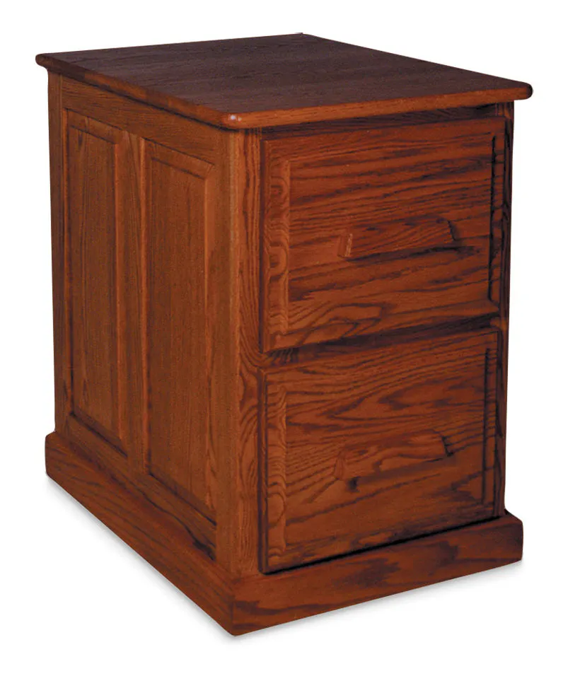 Simply Amish WSFC2DR Classic 2-Drawer File Cabinet, Raised, Panel End Simply Amish WSFC2DR Classic 2-Drawer File Cabinet, Raised, Panel End