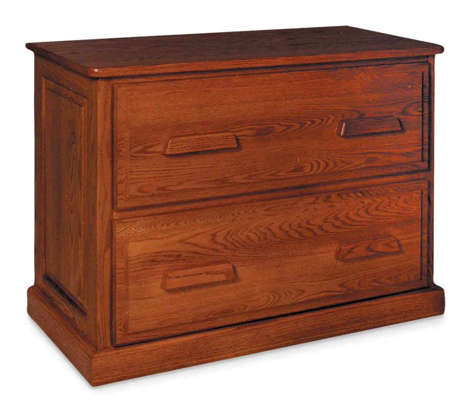 Simply Amish WSLFC2D Classic Lateral File Cabinet, Plain End Simply Amish WSLFC2D Classic Lateral File Cabinet, Plain End