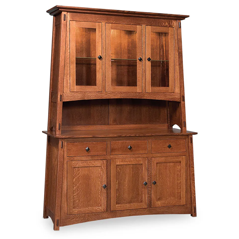 Simply Amish ESMCC-L07/ESMCC-C04B McCoy Extra Large with Hutch Top
