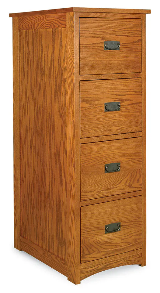 Simply Amish WSPM4D Prairie Mission 4-Drawer File Cabinet Simply Amish WSPM4D Prairie Mission 4-Drawer File Cabinet