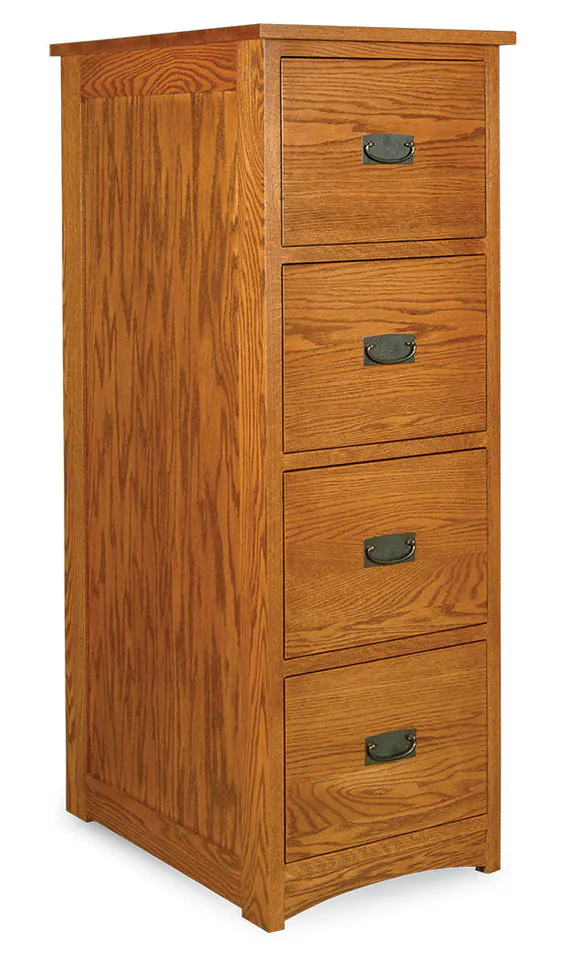 Simply Amish WSPM4D Prairie Mission 4-Drawer File Cabinet Simply Amish WSPM4D Prairie Mission 4-Drawer File Cabinet