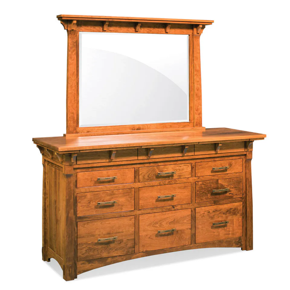 Simply Amish XK04-NWM216DD9-12CB MaRyan 9-Drawer Dresser, Express