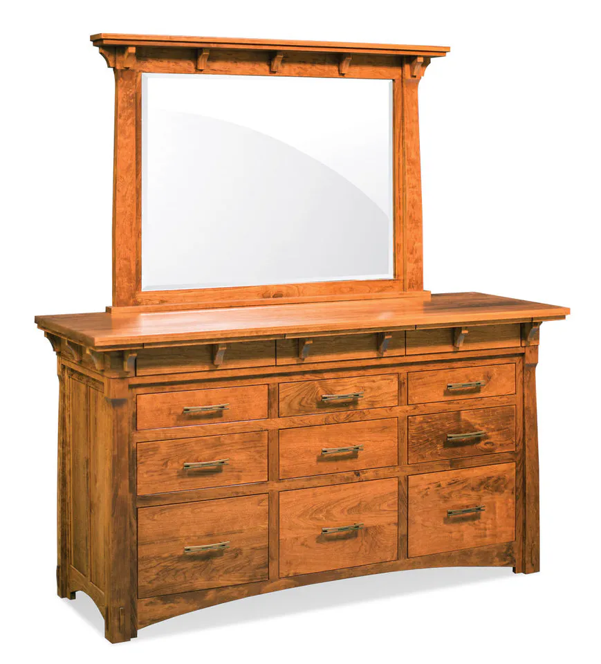 Simply Amish XK04-NWM216DD9-12CB MaRyan 9-Drawer Dresser, Express Simply Amish XK04-NWM216DD9-12CB MaRyan 9-Drawer Dresser, Express