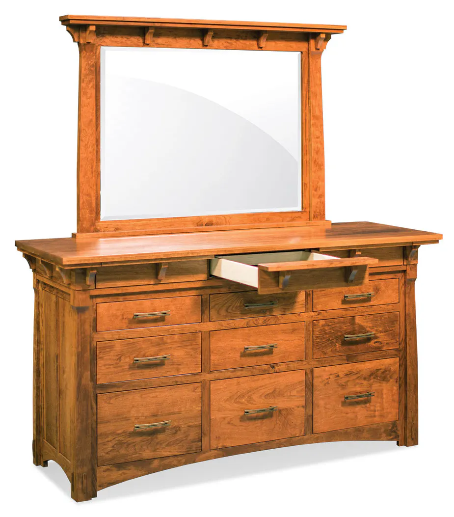 Simply Amish XK04-NWM216DD9-12CB MaRyan 9-Drawer Dresser, Express Simply Amish XK04-NWM216DD9-12CB MaRyan 9-Drawer Dresser, Express