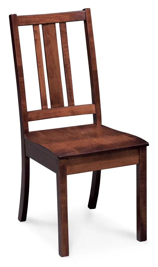 Simply Amish ECWAV-02A-F Waveland Side Chair w/ Fabric Cushion Seat Simply Amish ECWAV-02A-F Waveland Side Chair w/ Fabric Cushion Seat