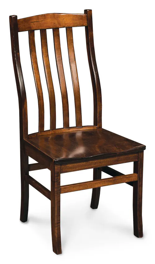 Simply Amish ECCLI-02A-L Clifton Side Chair w/ Leather Cushion Seat Simply Amish ECCLI-02A-L Clifton Side Chair w/ Leather Cushion Seat