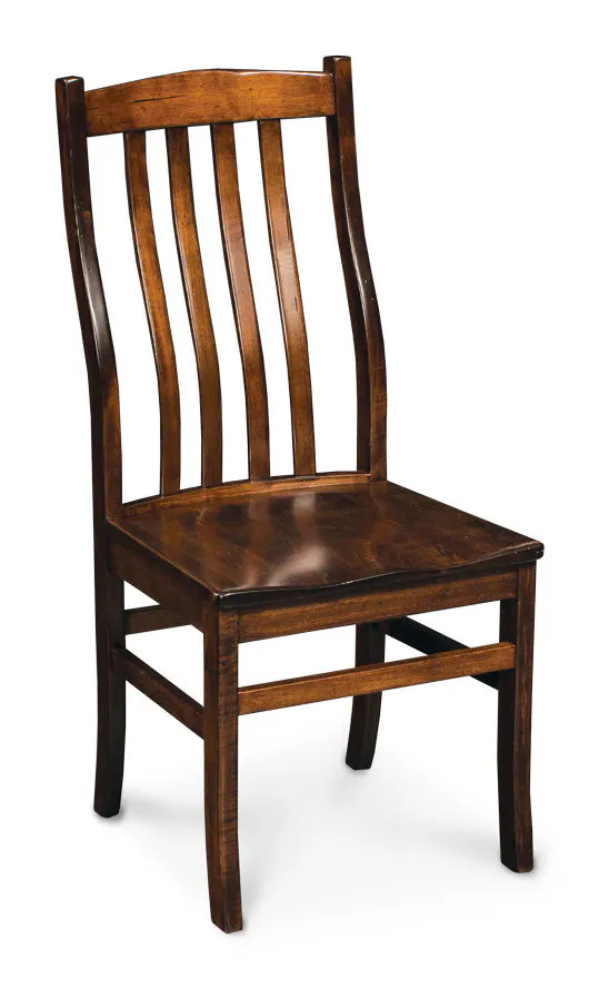 Simply Amish ECCLI-02A-L Clifton Side Chair w/ Leather Cushion Seat Simply Amish ECCLI-02A-L Clifton Side Chair w/ Leather Cushion Seat