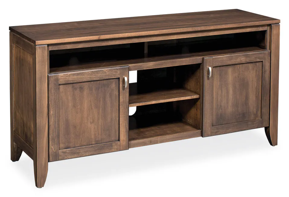 Simply Amish LEJUS-L40B Justine TV Stand with Soundbar Shelf, 54" Simply Amish LEJUS-L40B Justine TV Stand with Soundbar Shelf, 54"