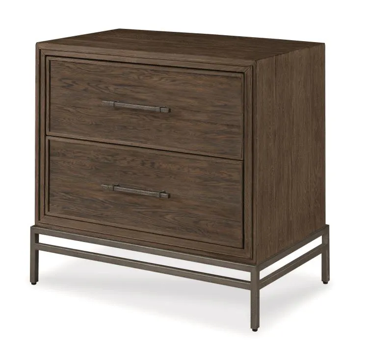 Century Furniture B2H-223 Benton Nightstand Brown Rustic
