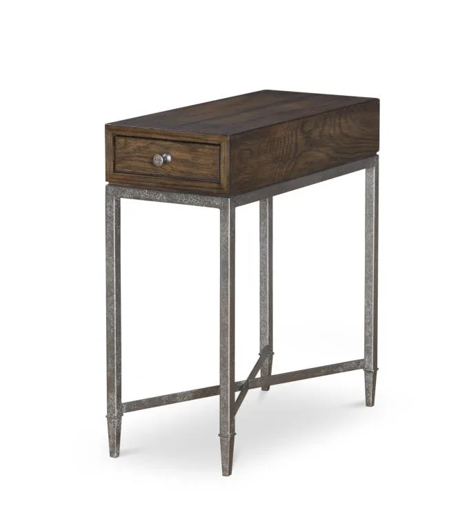 Century Furniture B2H-612 Charles Chairside Table Brown Rustic