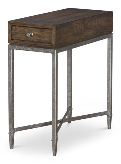 Century Furniture B2H-612 Charles Chairside Table Brown Rustic Century Furniture B2H-612 Charles Chairside Table Brown Rustic