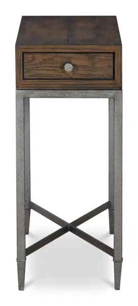 Century Furniture B2H-612 Charles Chairside Table Brown Rustic Century Furniture B2H-612 Charles Chairside Table Brown Rustic