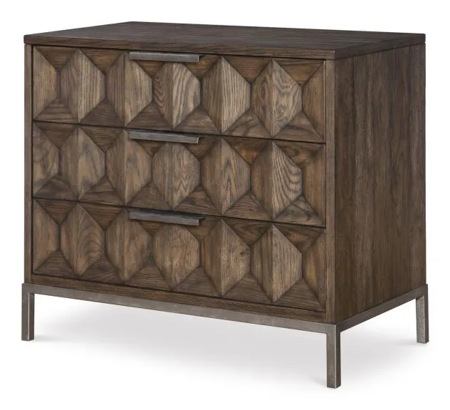 Century Furniture B2H-705 Elliott Three Drawer Chest Brown Rustic Century Furniture B2H-705 Elliott Three Drawer Chest Brown Rustic