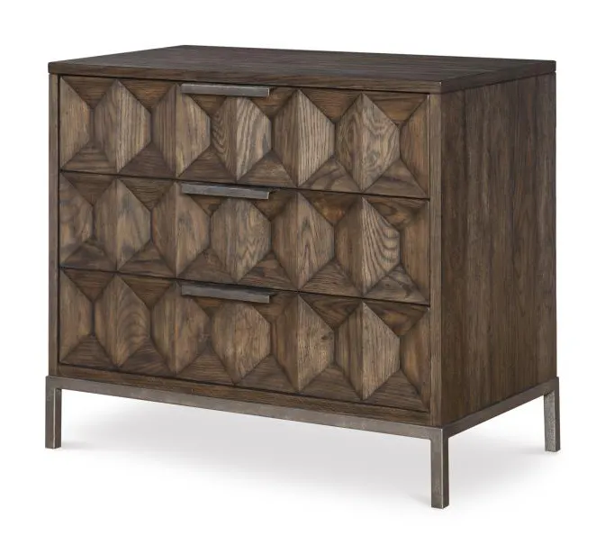 Century Furniture B2H-705 Elliott Three Drawer Chest Brown Rustic Century Furniture B2H-705 Elliott Three Drawer Chest Brown Rustic