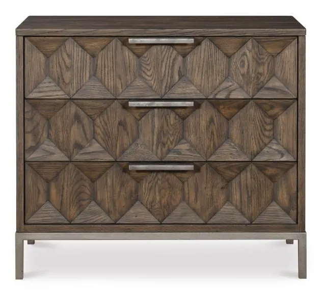 Century Furniture B2H-705 Elliott Three Drawer Chest Brown Rustic Century Furniture B2H-705 Elliott Three Drawer Chest Brown Rustic