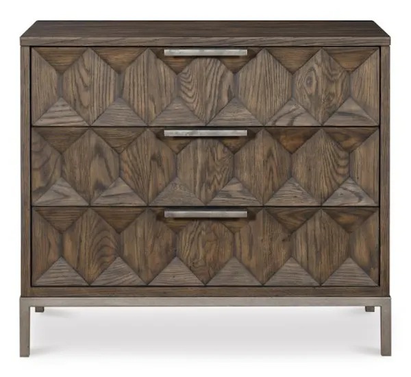 Century Furniture B2H-705 Elliott Three Drawer Chest Brown Rustic Century Furniture B2H-705 Elliott Three Drawer Chest Brown Rustic