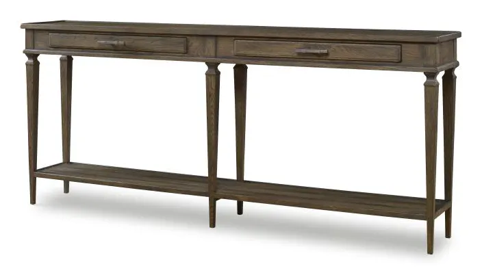 Century Furniture B2H-724 Aiden Console Table Brown Rustic Century Furniture B2H-724 Aiden Console Table Brown Rustic