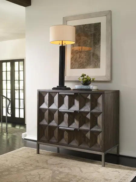 Century Furniture B2H-705 Elliott Three Drawer Chest Brown Rustic Century Furniture B2H-705 Elliott Three Drawer Chest Brown Rustic