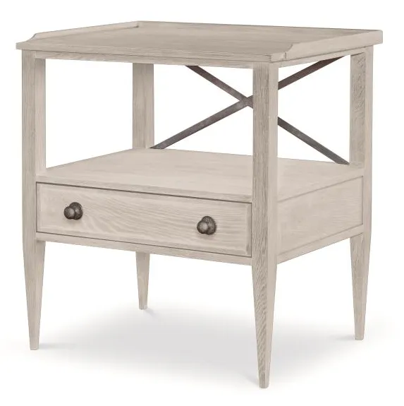Century Furniture B2W-221 William Nightstand White Rustic Century Furniture B2W-221 William Nightstand White Rustic