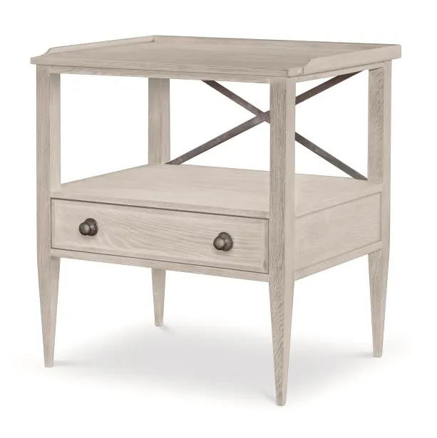 Century Furniture B2W-221 William Nightstand White Rustic Century Furniture B2W-221 William Nightstand White Rustic