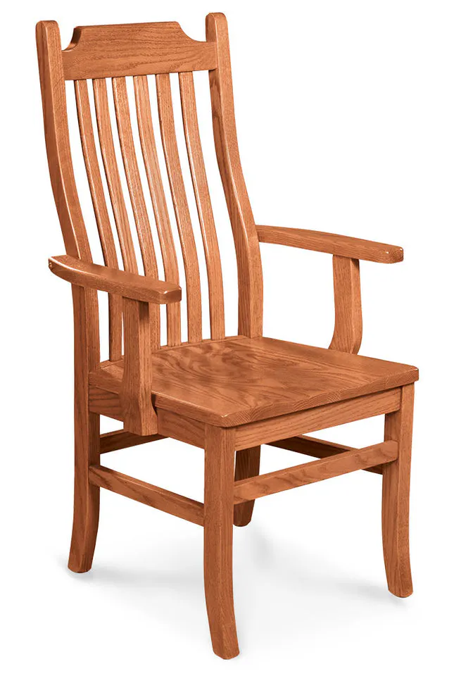 Simply Amish KSUAC-L Urbandale Arm Chair w/ Leather Cushion Seat Simply Amish KSUAC-L Urbandale Arm Chair w/ Leather Cushion Seat