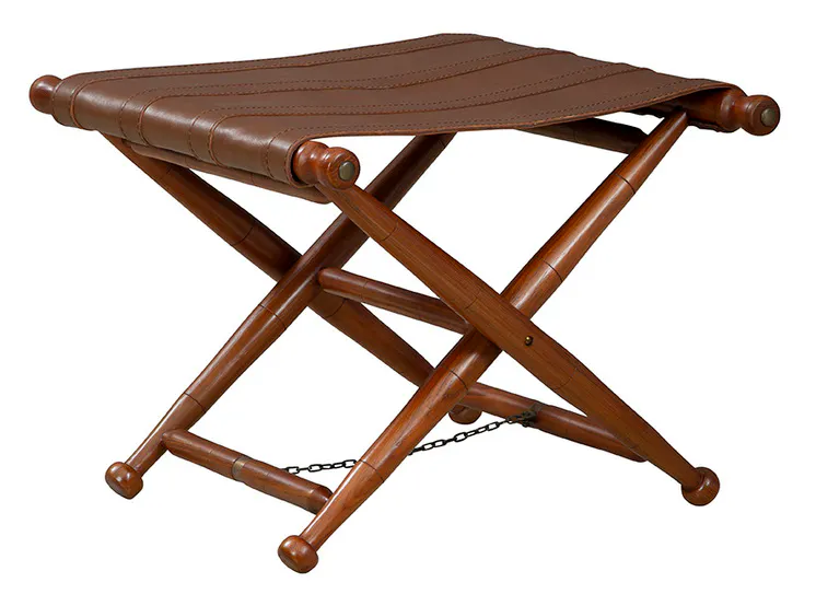 Furniture Classics 12-03 Mombasa Folding Stool Teak Furniture Classics 12-03 Mombasa Folding Stool Teak