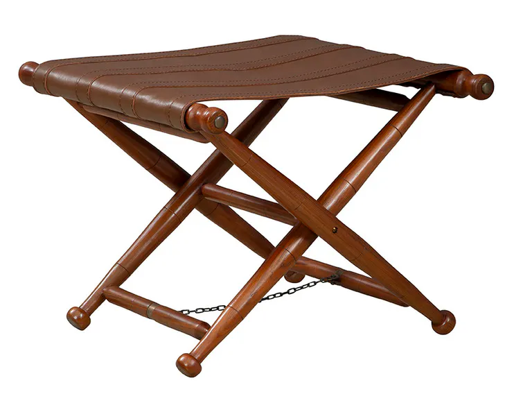 Furniture Classics 12-03 Mombasa Folding Stool Teak Furniture Classics 12-03 Mombasa Folding Stool Teak