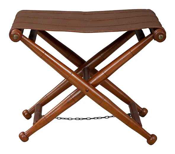 Furniture Classics 12-03 Mombasa Folding Stool Teak Furniture Classics 12-03 Mombasa Folding Stool Teak