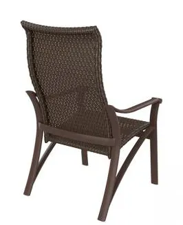 Tropitone Furniture 161501WS Corsica Woven High Back Dining Chair Tropitone Furniture 161501WS Corsica Woven High Back Dining Chair