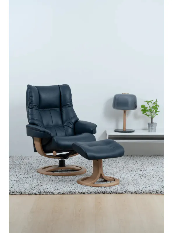IMG Comfort NC63LF44SK Nordic 63 Recliner & Ottoman Large IMG Comfort NC63LF44SK Nordic 63 Recliner & Ottoman Large