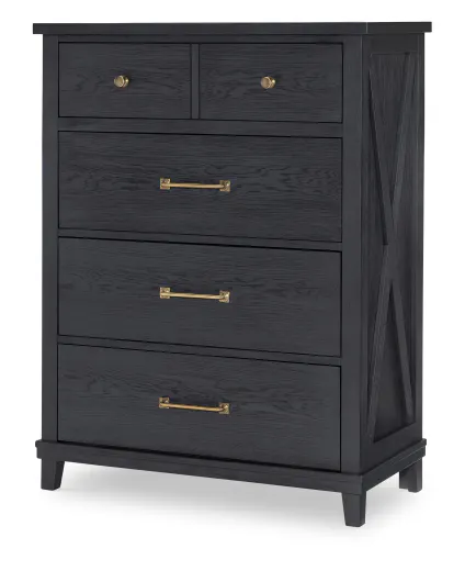 Legacy Classic Kids 1860-2200 Flatiron Black Drawer Chest Legacy Classic Kids 1860-2200 Flatiron Black Drawer Chest