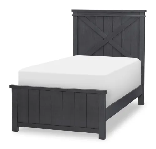 Legacy Classic Kids 1860-4103K Flatiron Black Twin Panel Bed Legacy Classic Kids 1860-4103K Flatiron Black Twin Panel Bed