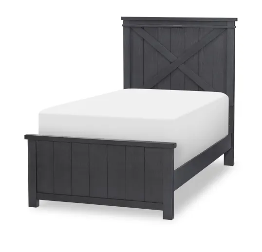 Legacy Classic Kids 1860-4103K Flatiron Black Twin Panel Bed Legacy Classic Kids 1860-4103K Flatiron Black Twin Panel Bed