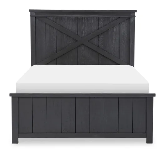 Legacy Classic Kids 1860-4104K Flatiron Black Full Panel Bed Legacy Classic Kids 1860-4104K Flatiron Black Full Panel Bed