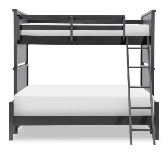 Legacy Classic Kids 1860-8140K Flatiron Black Twin Over Full Bunk Bed Legacy Classic Kids 1860-8140K Flatiron Black Twin Over Full Bunk Bed