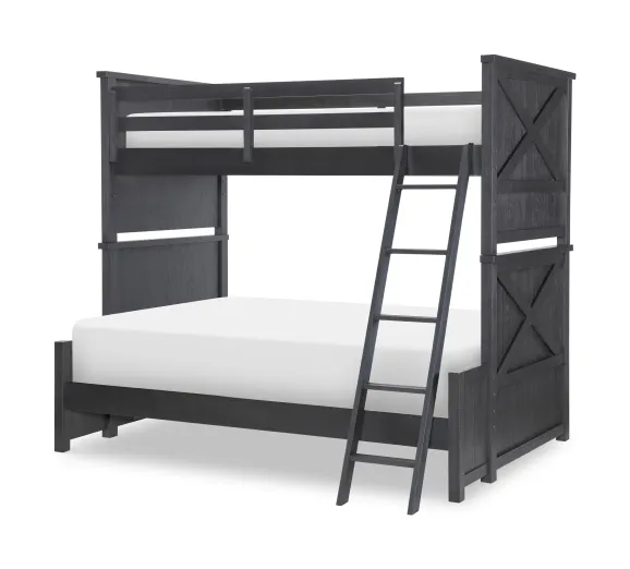 Legacy Classic Kids 1860-8140K Flatiron Black Twin Over Full Bunk Bed Legacy Classic Kids 1860-8140K Flatiron Black Twin Over Full Bunk Bed