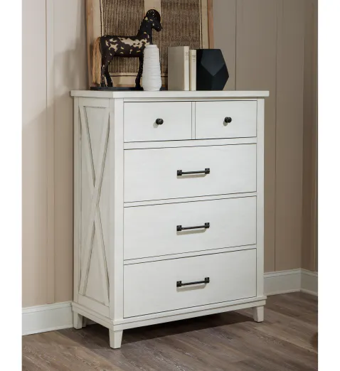 Legacy Classic Kids 1861-2200 Flatiron White Drawer Chest Legacy Classic Kids 1861-2200 Flatiron White Drawer Chest