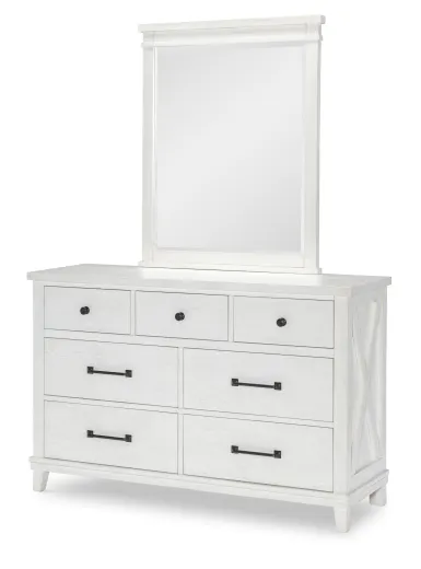 Legacy Classic Kids 1861-0100 Flatiron White Mirror Legacy Classic Kids 1861-0100 Flatiron White Mirror