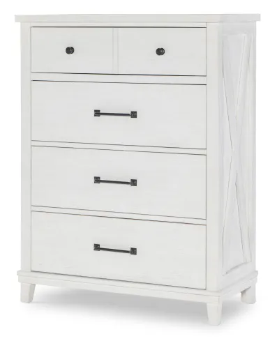Legacy Classic Kids 1861-2200 Flatiron White Drawer Chest Legacy Classic Kids 1861-2200 Flatiron White Drawer Chest