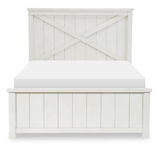 Legacy Classic Kids 1861-4104K Flatiron White Full Panel Bed Legacy Classic Kids 1861-4104K Flatiron White Full Panel Bed