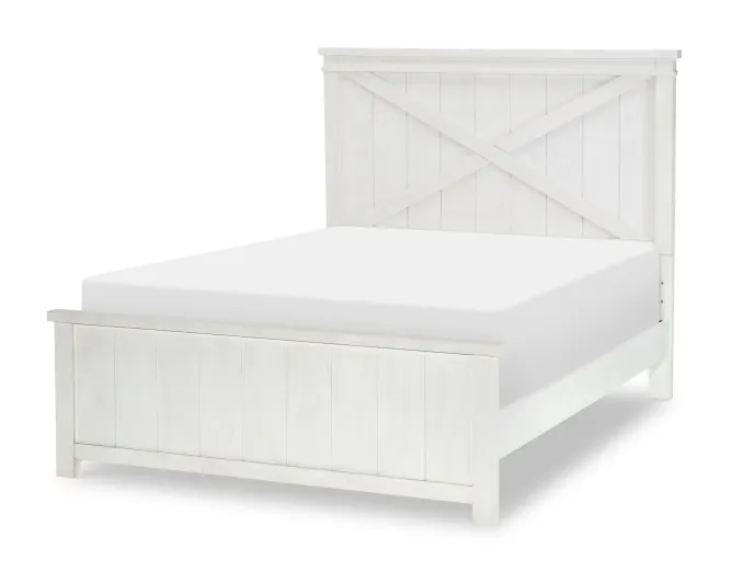 Legacy Classic Kids 1861-4104K Flatiron White Full Panel Bed Legacy Classic Kids 1861-4104K Flatiron White Full Panel Bed